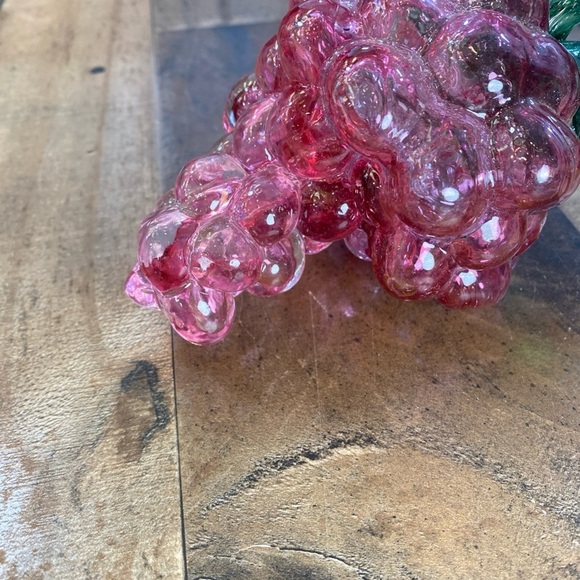 Murano Art Glass Purple Cased Grape - Picture 8 of 12